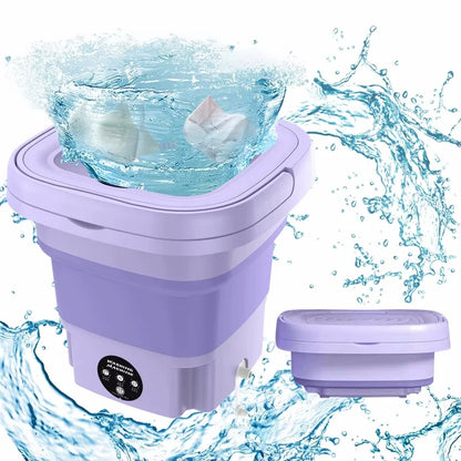 8L Portable Folding Washing Machine