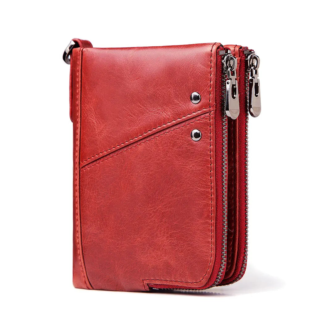 Genuine Leather Blocking Men's Wallet