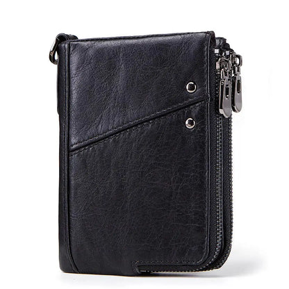 Genuine Leather Blocking Men's Wallet