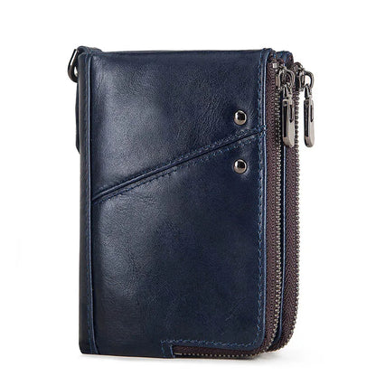 Genuine Leather Blocking Men's Wallet