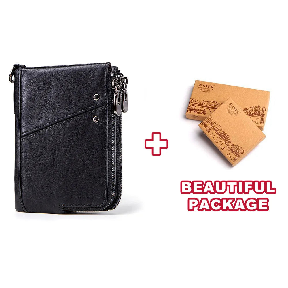 Genuine Leather Blocking Men's Wallet