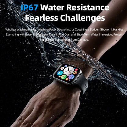 Ultra Slim Smart Watch 1.96" AMOLED 360*360 HD Pixel Display