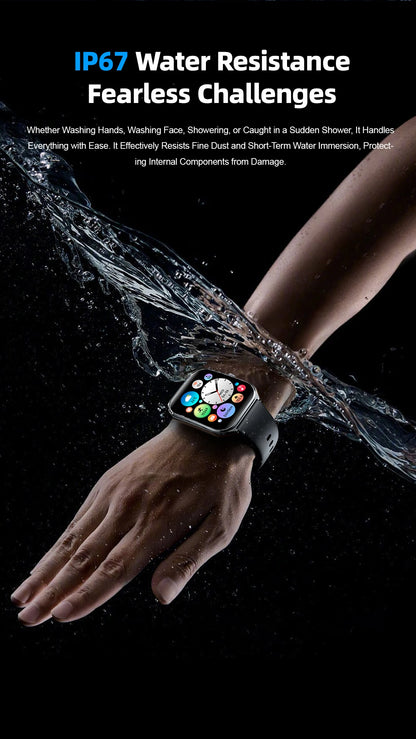 Ultra Slim Smart Watch 1.96" AMOLED 360*360 HD Pixel Display