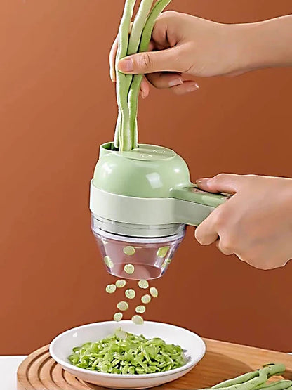 5-in-1 Electric Vegetable Cutter, Portable and Rechargeable