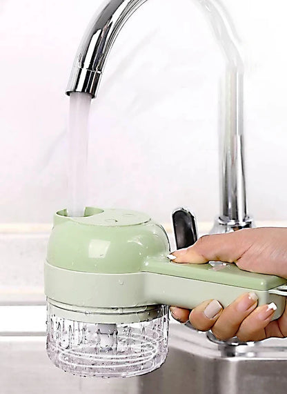 5-in-1 Electric Vegetable Cutter, Portable and Rechargeable