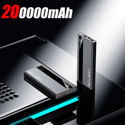 500000mAh 120W Power Bank Portable Power Bank With LED Digital Display