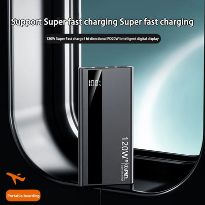 500000mAh 120W Power Bank Portable Power Bank With LED Digital Display