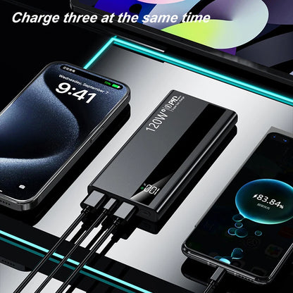500000mAh 120W Power Bank Portable Power Bank With LED Digital Display