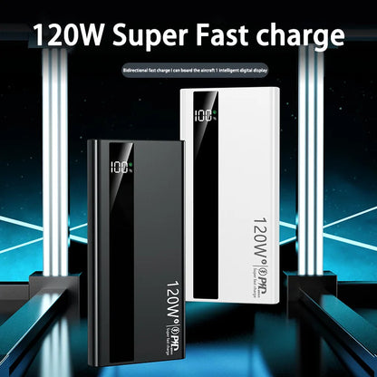 500000mAh 120W Power Bank Portable Power Bank With LED Digital Display