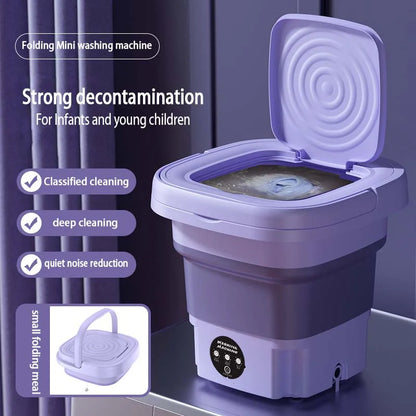 8L Portable Folding Washing Machine