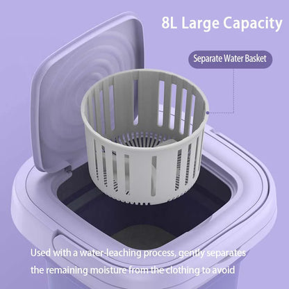 8L Portable Folding Washing Machine