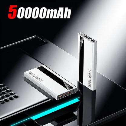 500000mAh 120W Power Bank Portable Power Bank With LED Digital Display