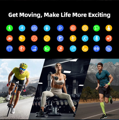 Ultra Slim Smart Watch 1.96" AMOLED 360*360 HD Pixel Display