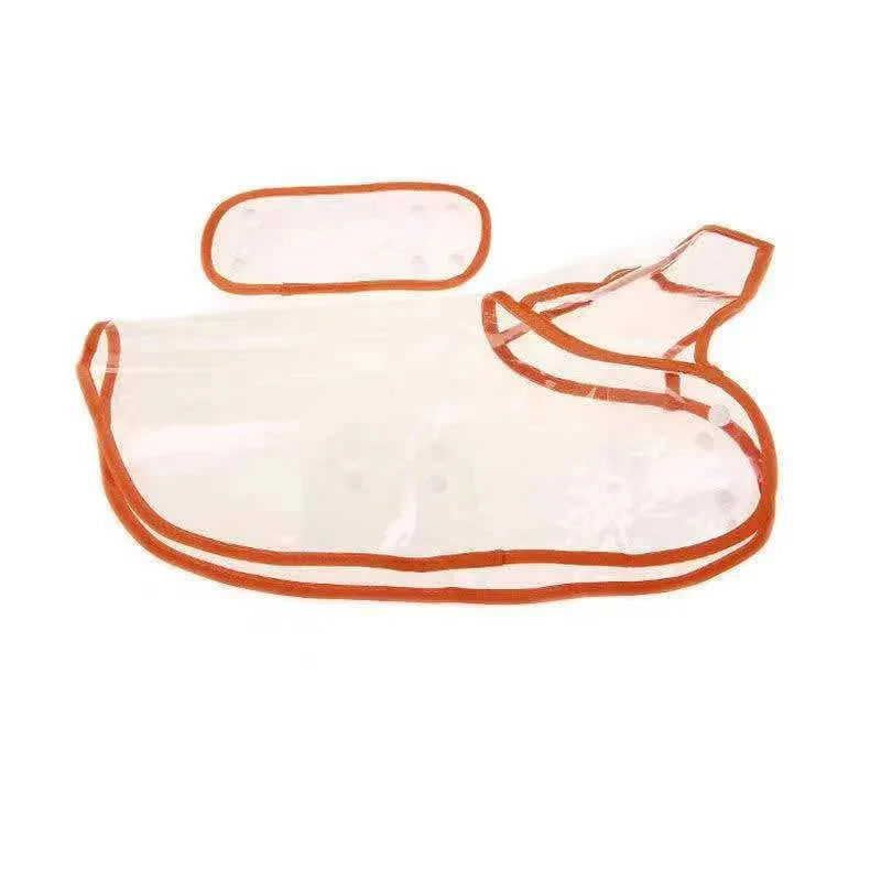 Transparent Waterproof Dog Raincoat